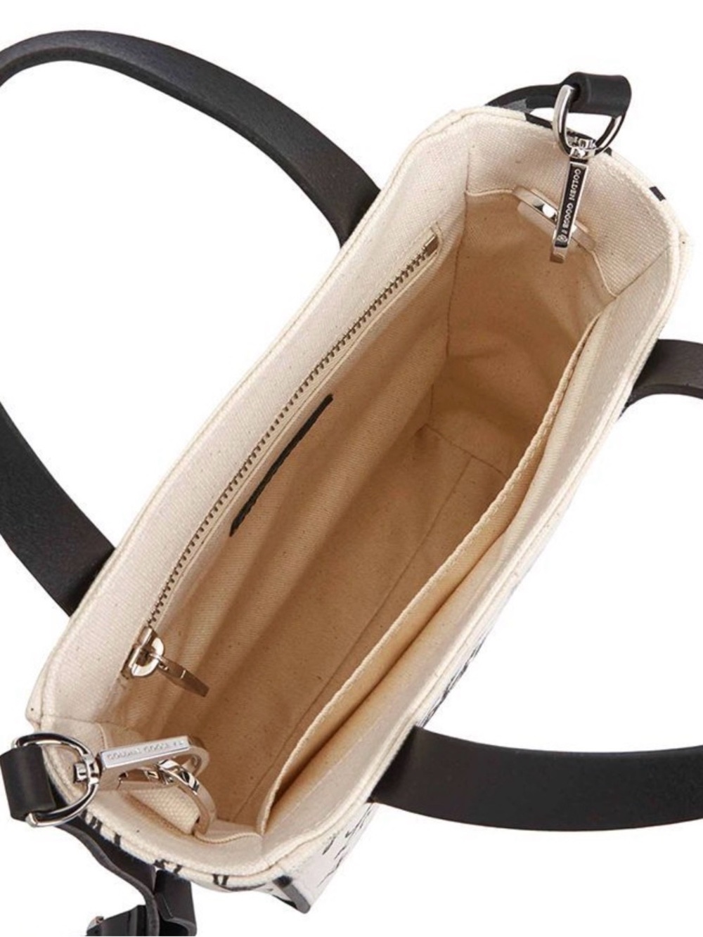 NWT a Golden Goose California Mini Canvas & Leather Tote - Picture 3 of 12